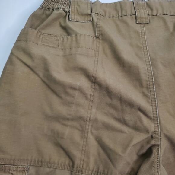 Rustic Ridge 2 pair Mens Cargo Pants Size 38x32 Green/Khaki Utility Pants - Picture 12 of 15